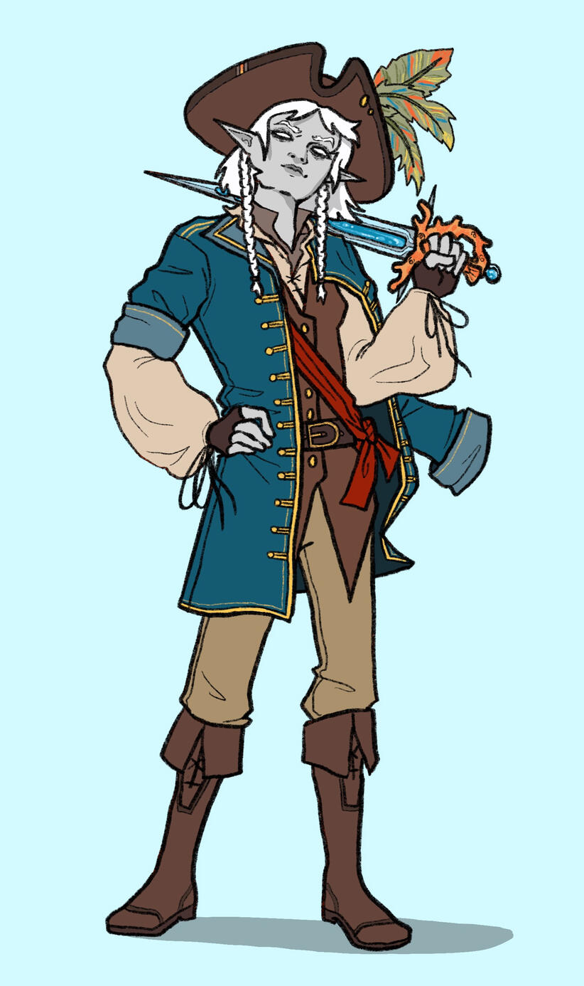 "Changeling Pirate Captain"